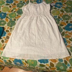 White Sleeveless Dress